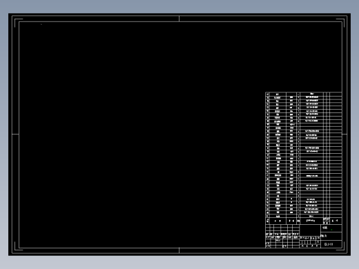 绘cad装配图大图框