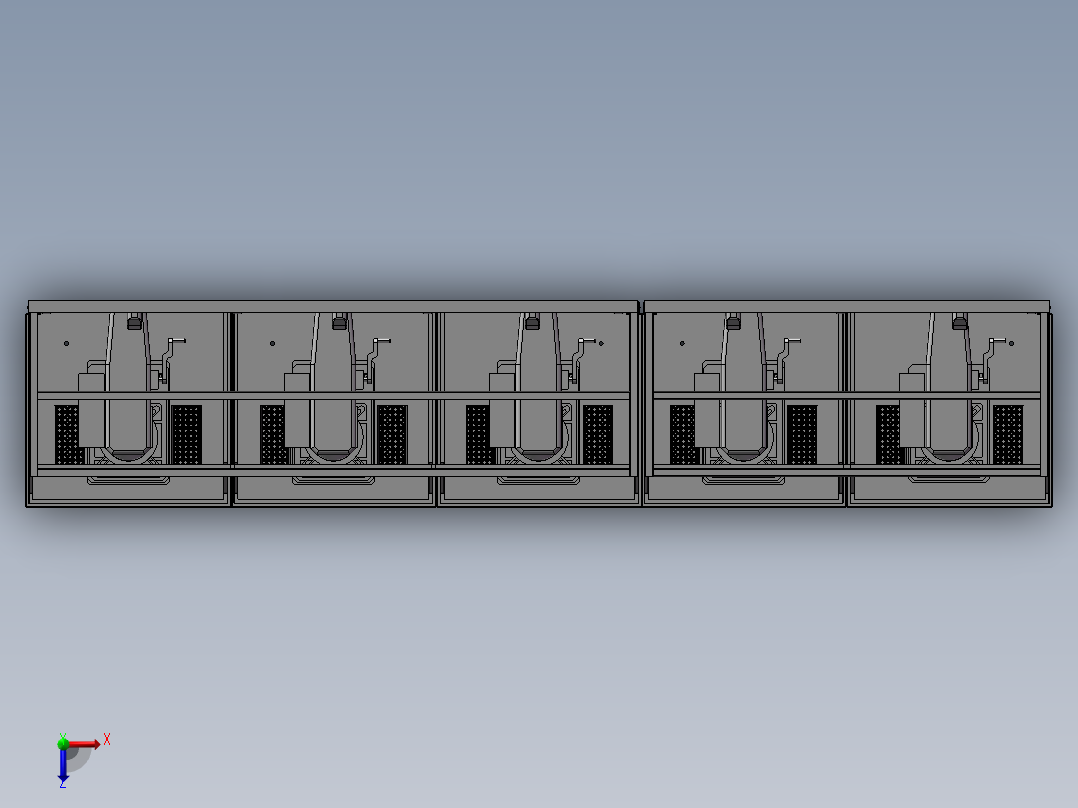 B07-攻牙机工作台俯视图