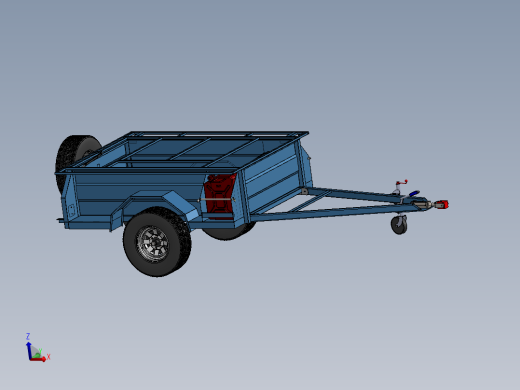 标准7x4露营拖车