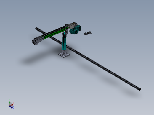 链板线输送送料