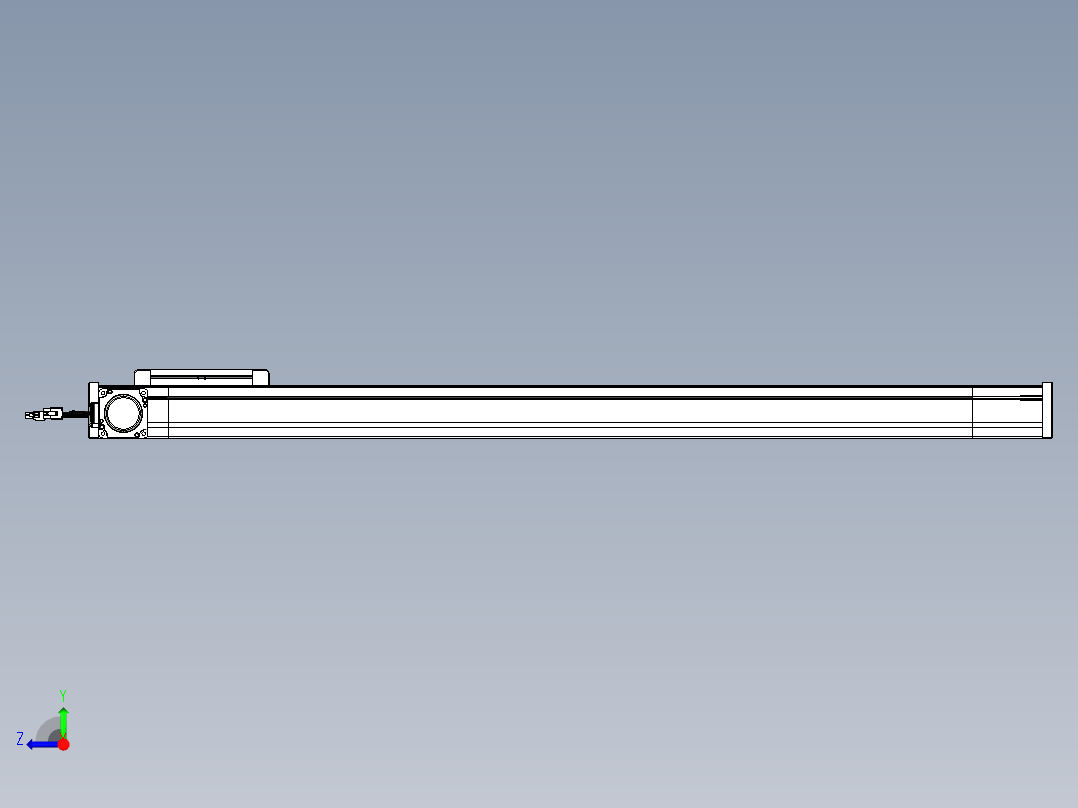 威洛博LB.GB同步带传动--欧规系列LB6A-L130-S900-BL右视图