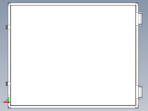 内外门双门配电柜配电箱后视缩略图