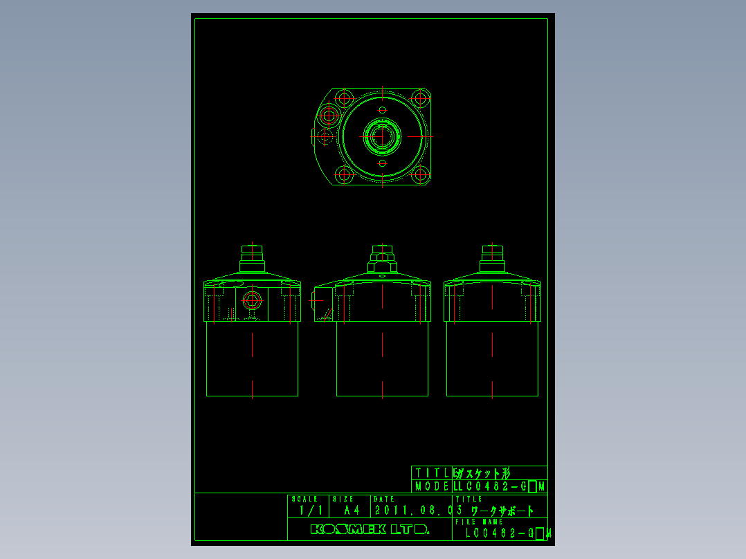 KOSMEKLC0482-GxM多系列多零件图纸模型多系列多零件图纸模型