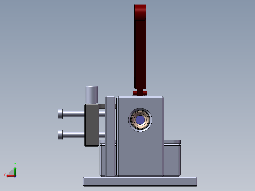 皮套组装夹具后视图