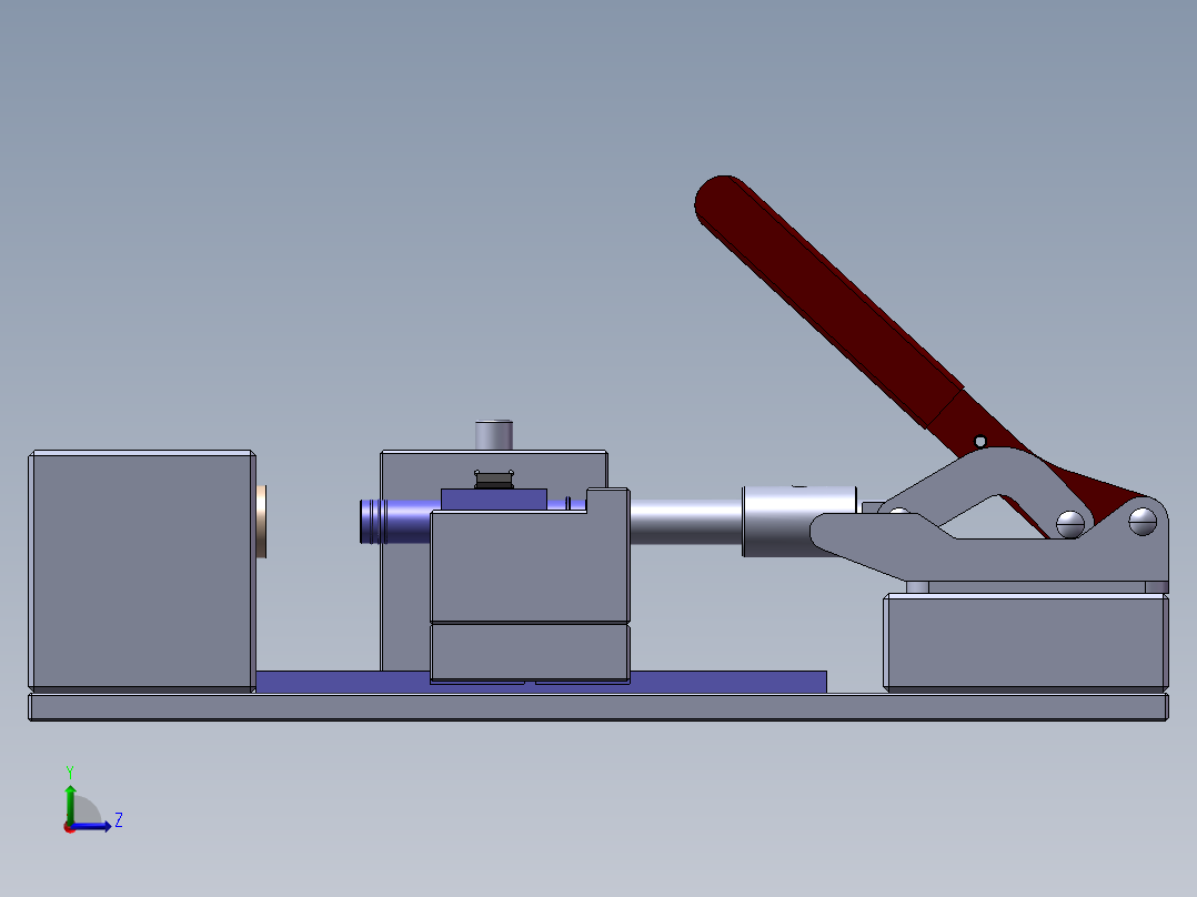 皮套组装夹具左视图
