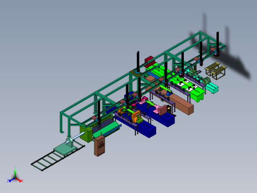 圆管切削检测生产线