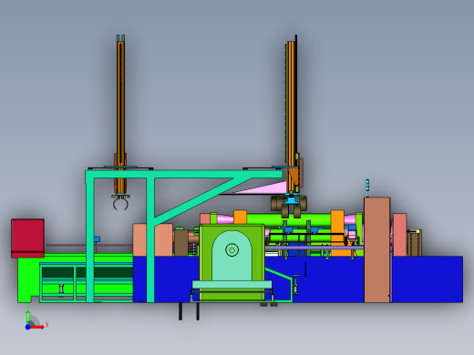 圆管切削检测生产线前视缩略图