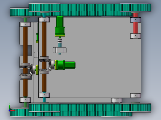 Q113-反平行四边形轮式移动机器人的设计【三维SolidWorks】前视缩略图