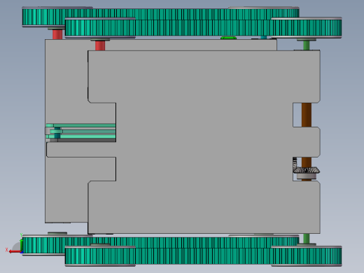 Q113-反平行四边形轮式移动机器人的设计【三维SolidWorks】后视缩略图