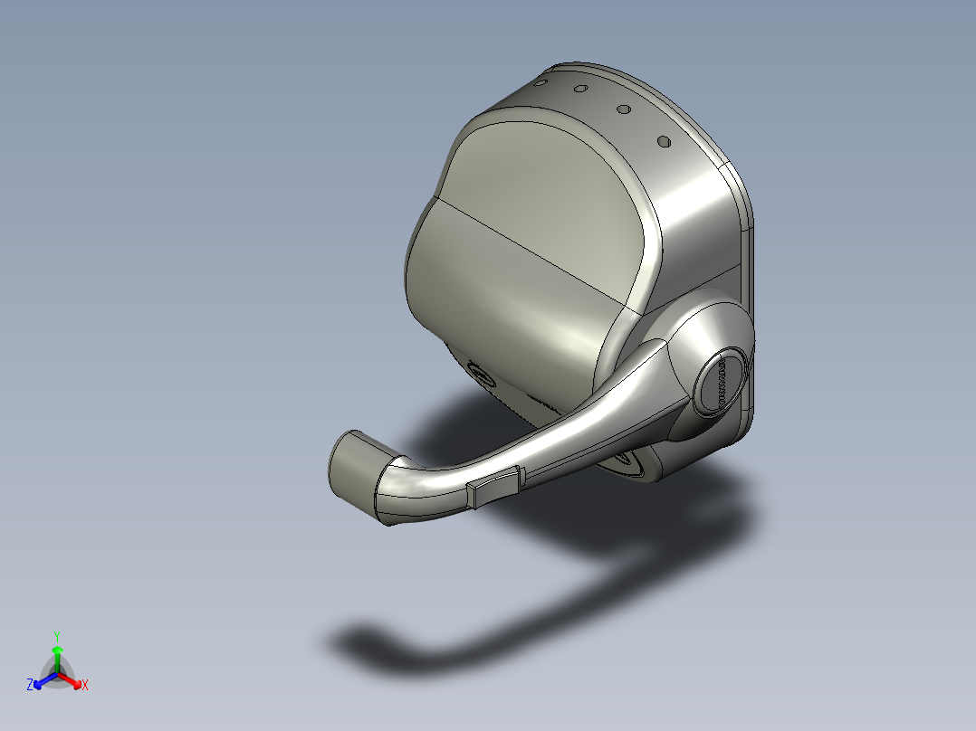 节流阀正等轴测图