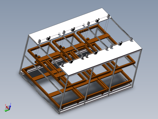 Q418-立体车库机械系统中推拉机构的结构设计【三维SolidWorks】