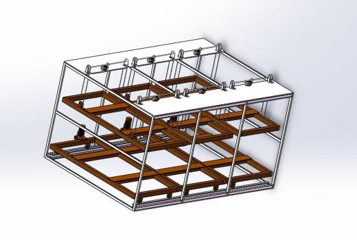 Q418-立体车库机械系统中推拉机构的结构设计【三维SolidWorks】缩略图