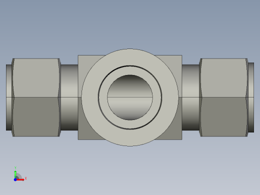 卡套式工业通用硬管接头16_obu-s前视缩略图