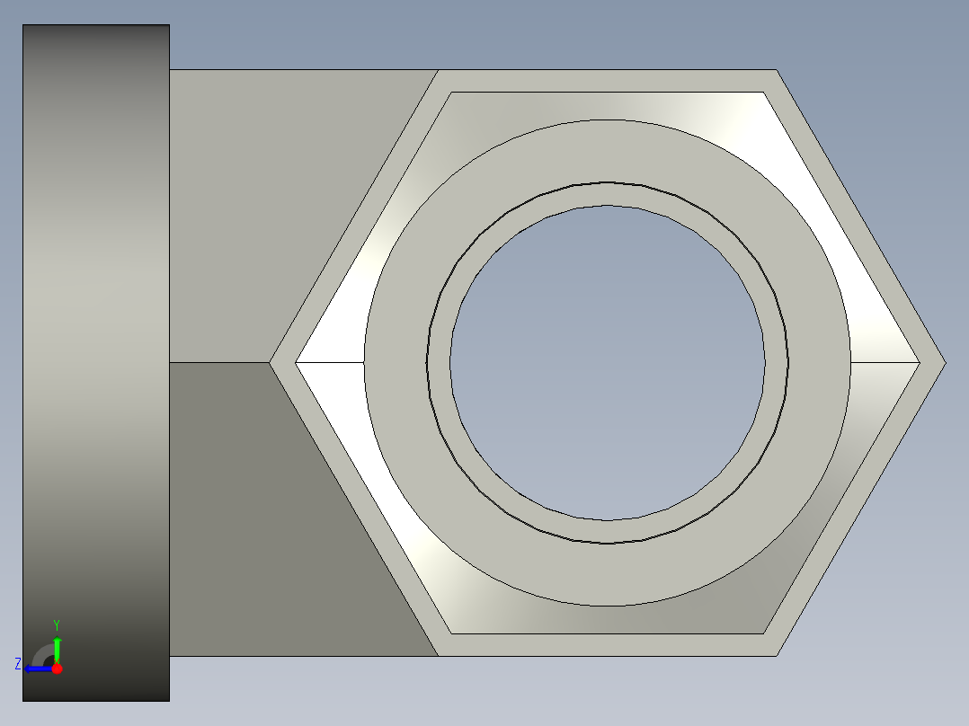 卡套式工业通用硬管接头16_obu-s右视图
