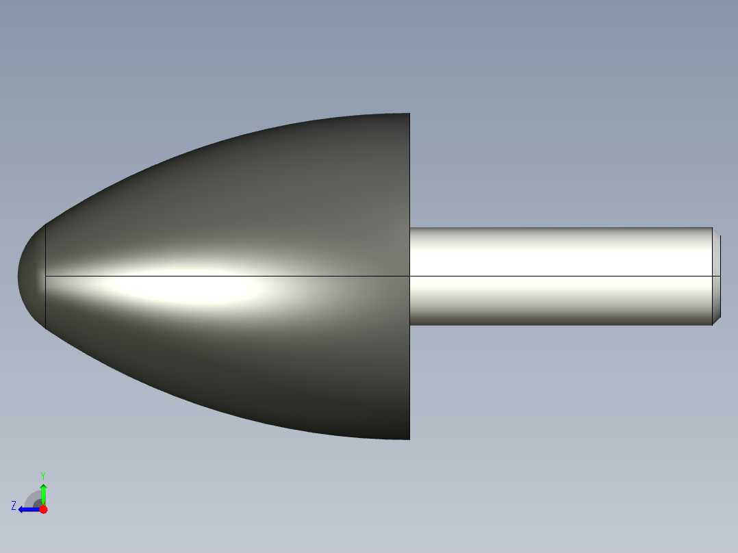 型材-KJN BULLET SHAPED RUBBER BUMPER 3842510165右视图