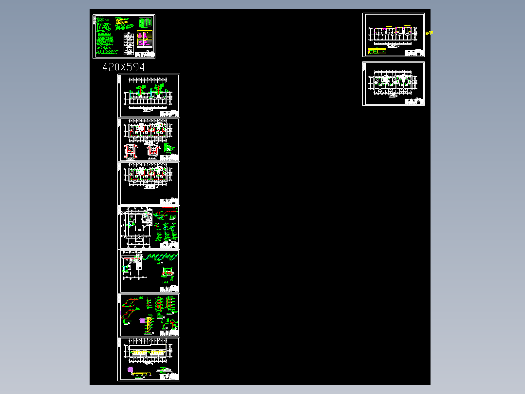 某县供销社住宅商业楼水暖图