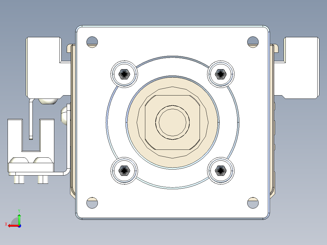 TPA-KNR-60E-1205C-L650A1-M-BJ57-N3线性模块铝制底座后视图