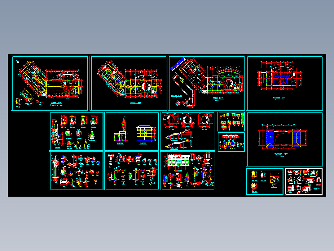 小区会所建筑图纸