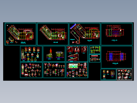 小区会所建筑图纸