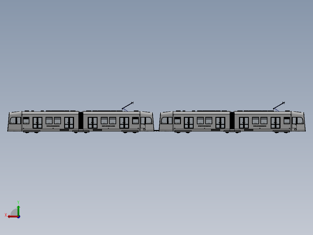 火车、动车、高铁(8)后视图