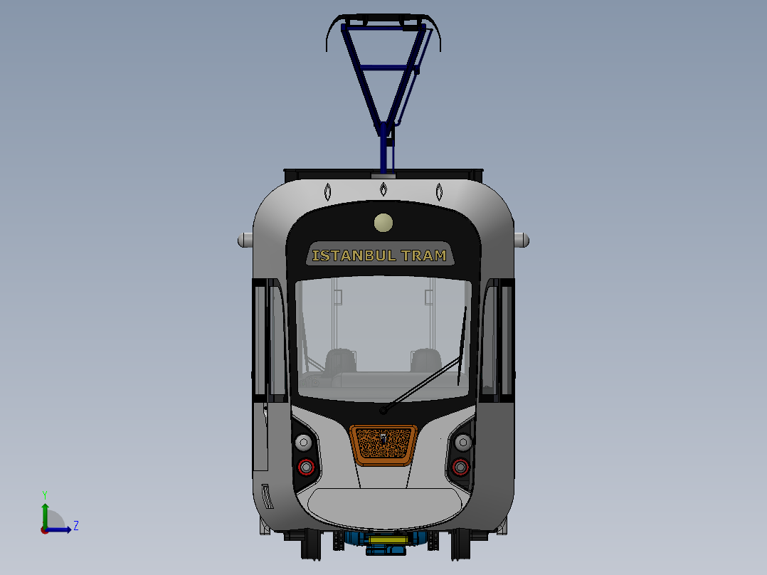 火车、动车、高铁(8)左视图