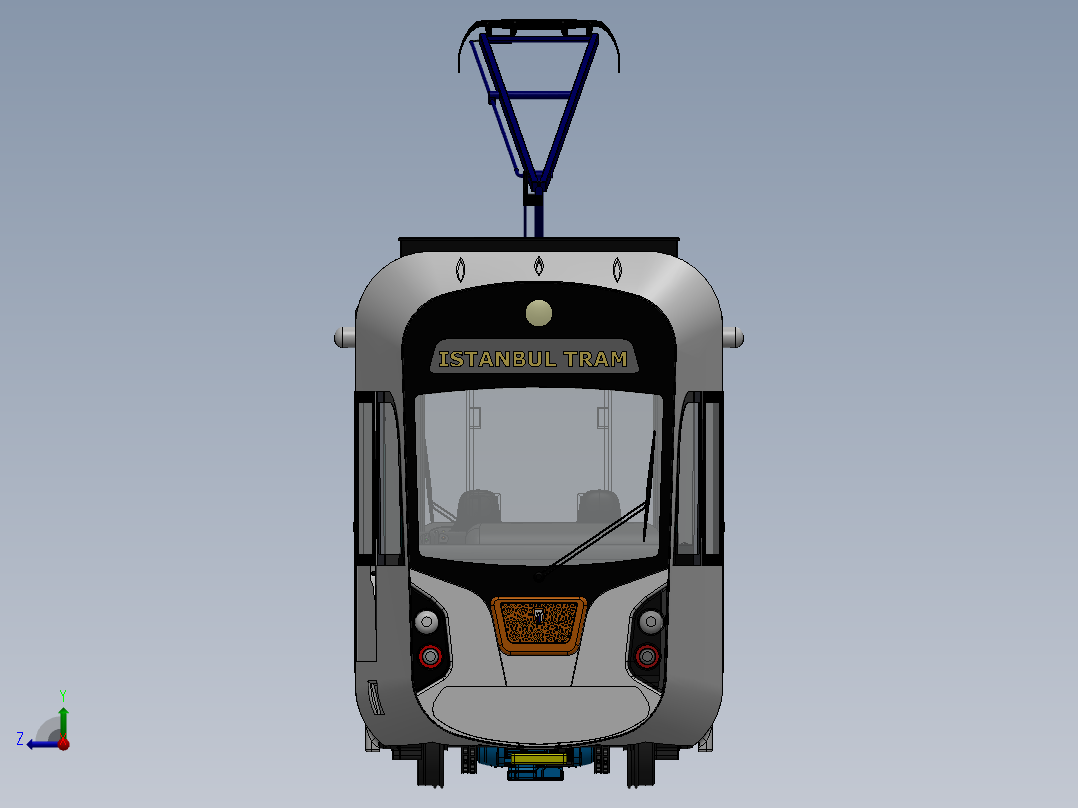 火车、动车、高铁(8)右视图