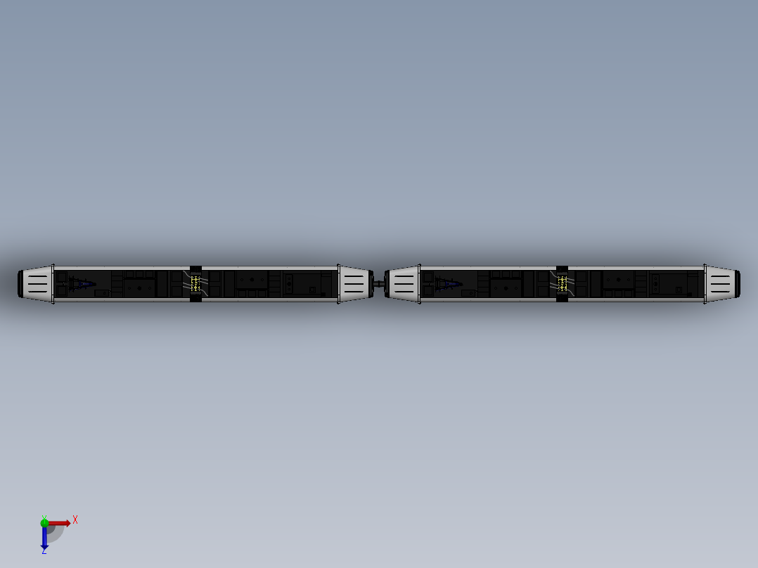 火车、动车、高铁(8)俯视图