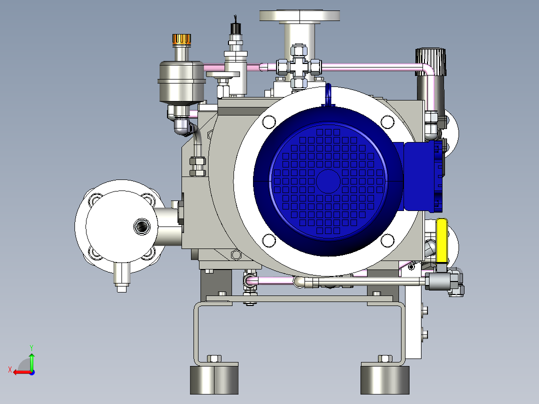 泵、水泵(40)后视图