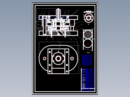 轴承座冲压模具设计（含CAD图纸+说明书）