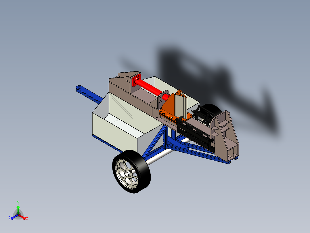 B2004522-液压木材劈裂机