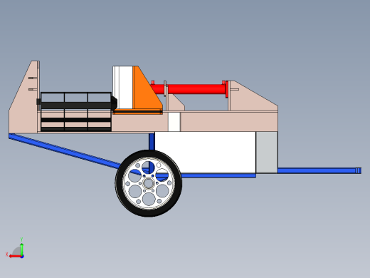 B2004522-液压木材劈裂机后视缩略图