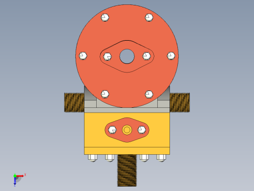 蒸汽机1-cylinder-balanced-beam-steam-模型格式为 stp creo俯视缩略图