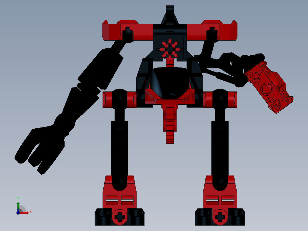 乐高玩具前视图