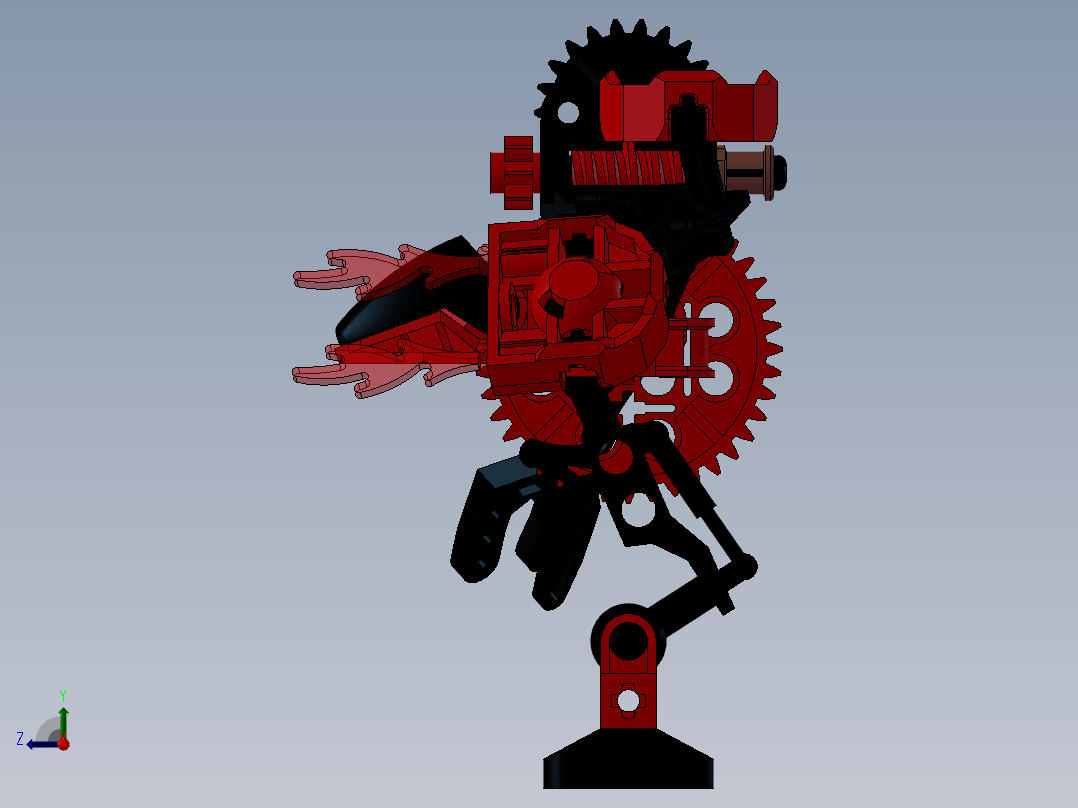 乐高玩具右视图