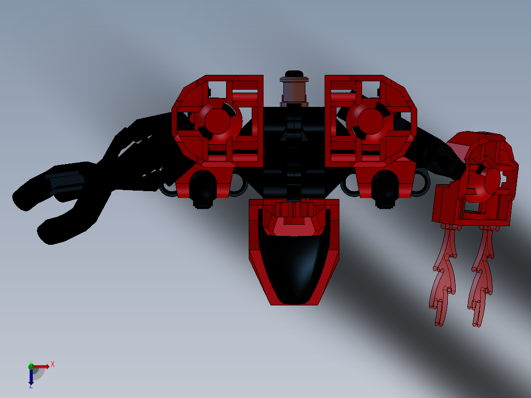 乐高玩具俯视图