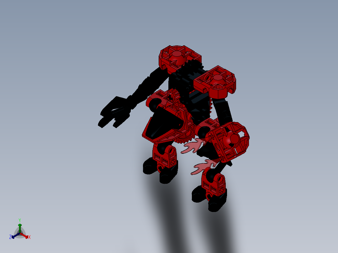 乐高玩具正等轴测图