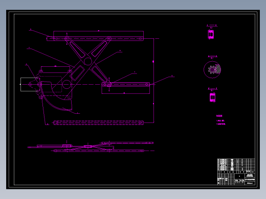 CA1021U2汽车电动玻璃升降器的设计