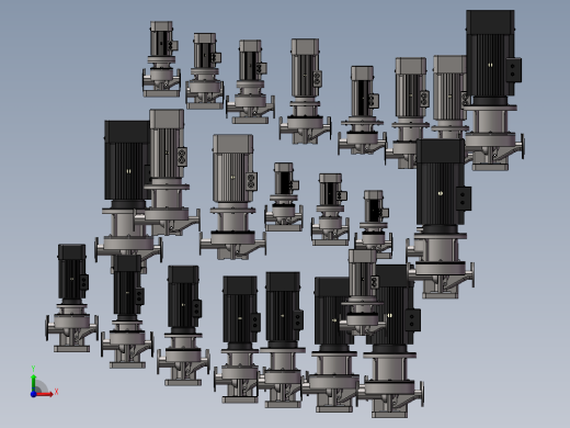 立式管道泵40-2型50-2型 24款前视缩略图