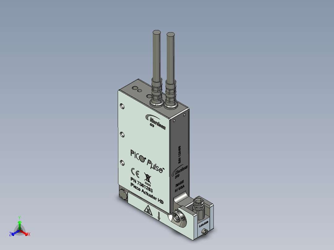 诺信点胶阀efd-pico_pulse正等轴测图