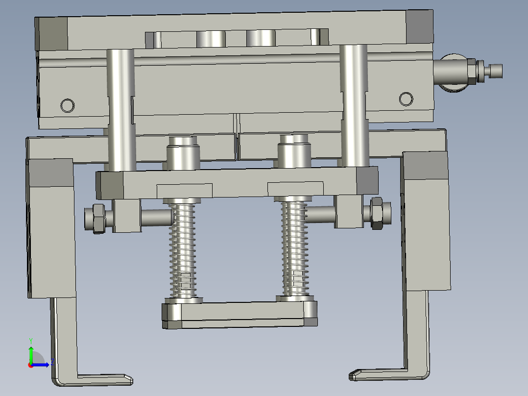 YLZC040E-07-0002兜取组件(A)左视图