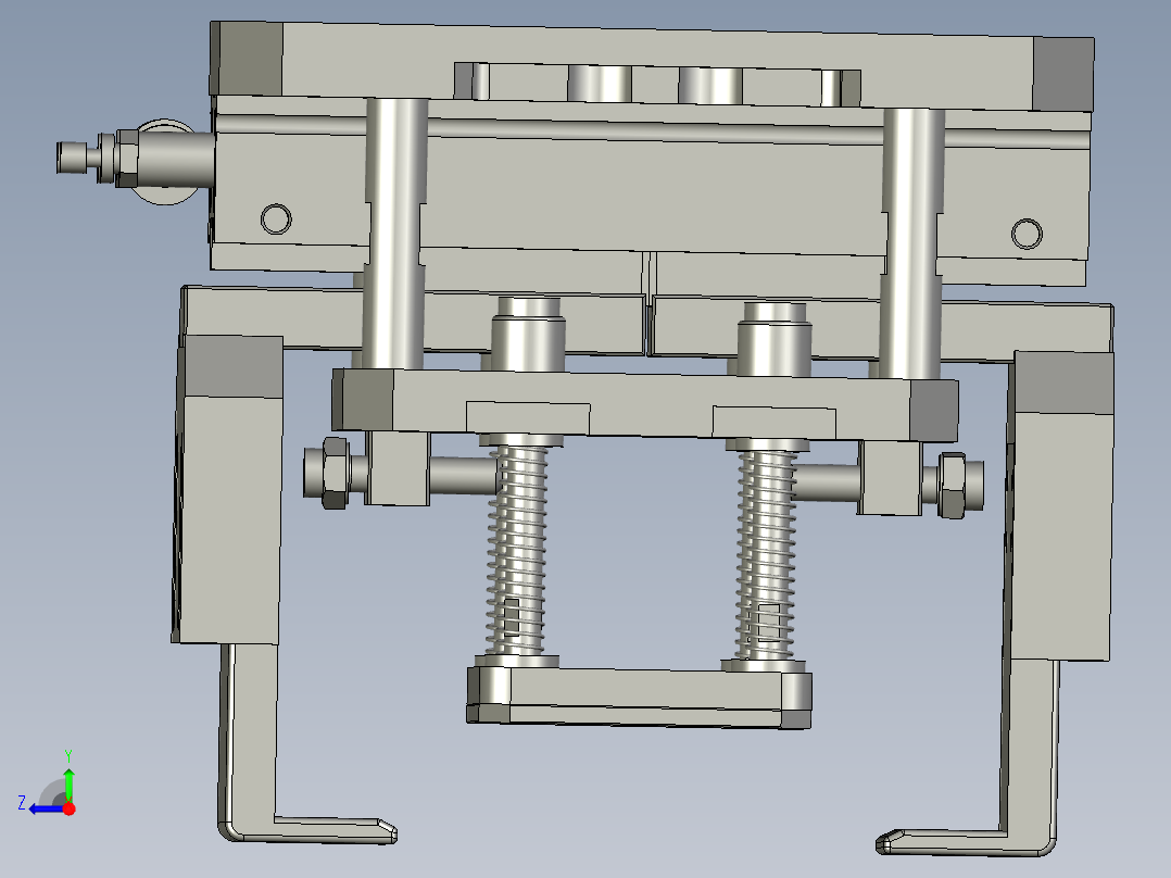 YLZC040E-07-0002兜取组件(A)右视图