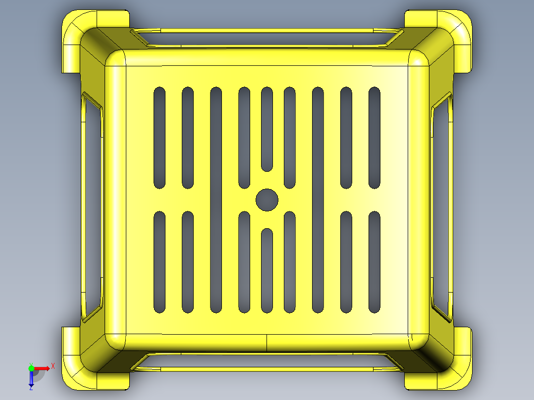 塑料凳子俯视图