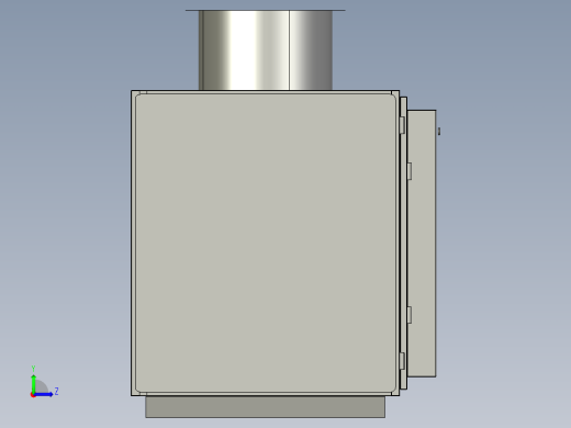 等离子催化处理装置左视缩略图