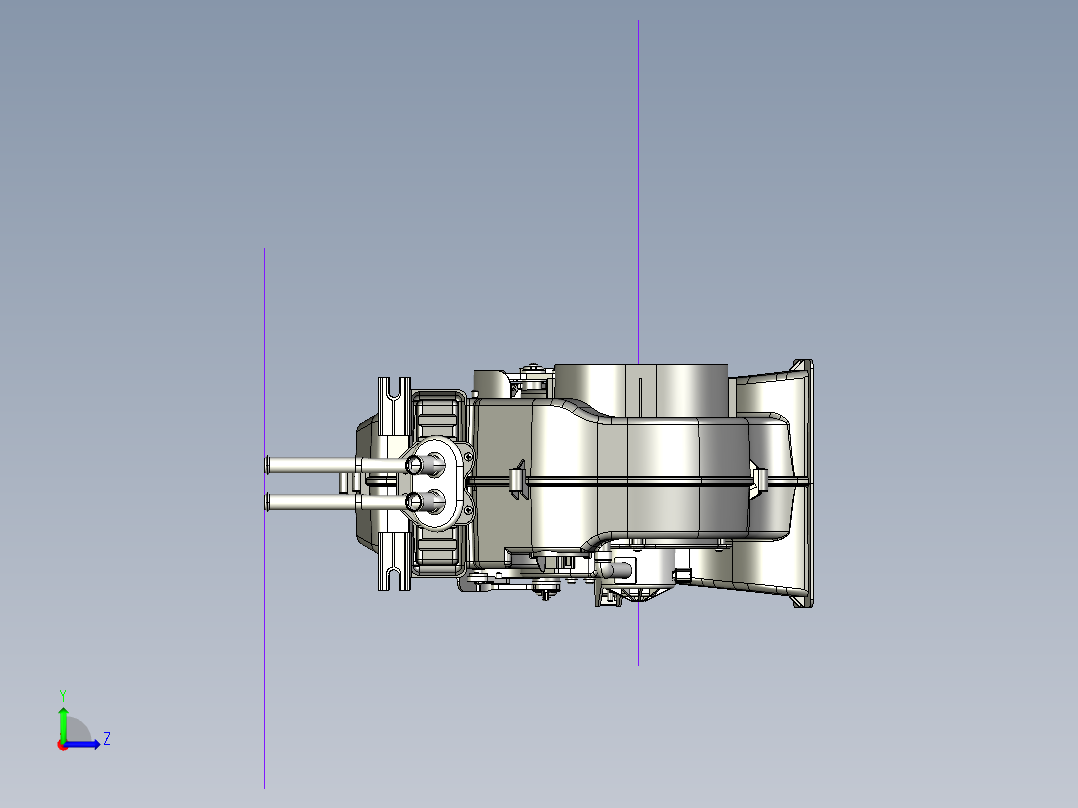 HFJ1020DA1FV汽车暖风机左视图