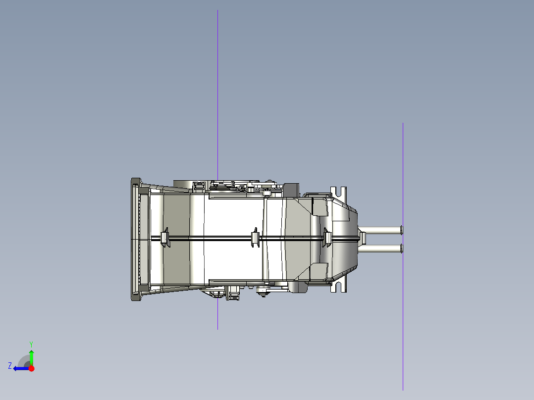 HFJ1020DA1FV汽车暖风机右视图