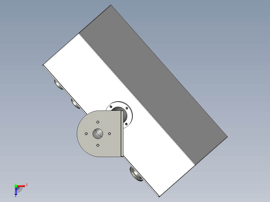 触摸屏电控箱2022526-1俯视图
