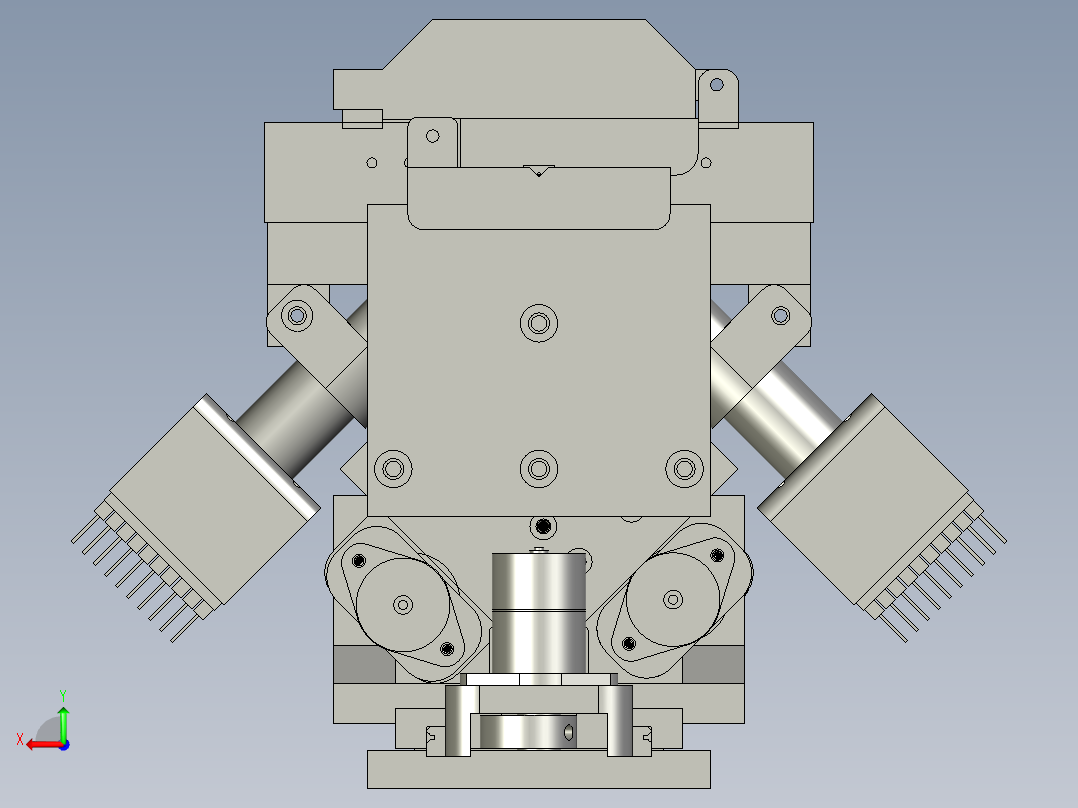 T型-三相电极光纤熔接机后视图