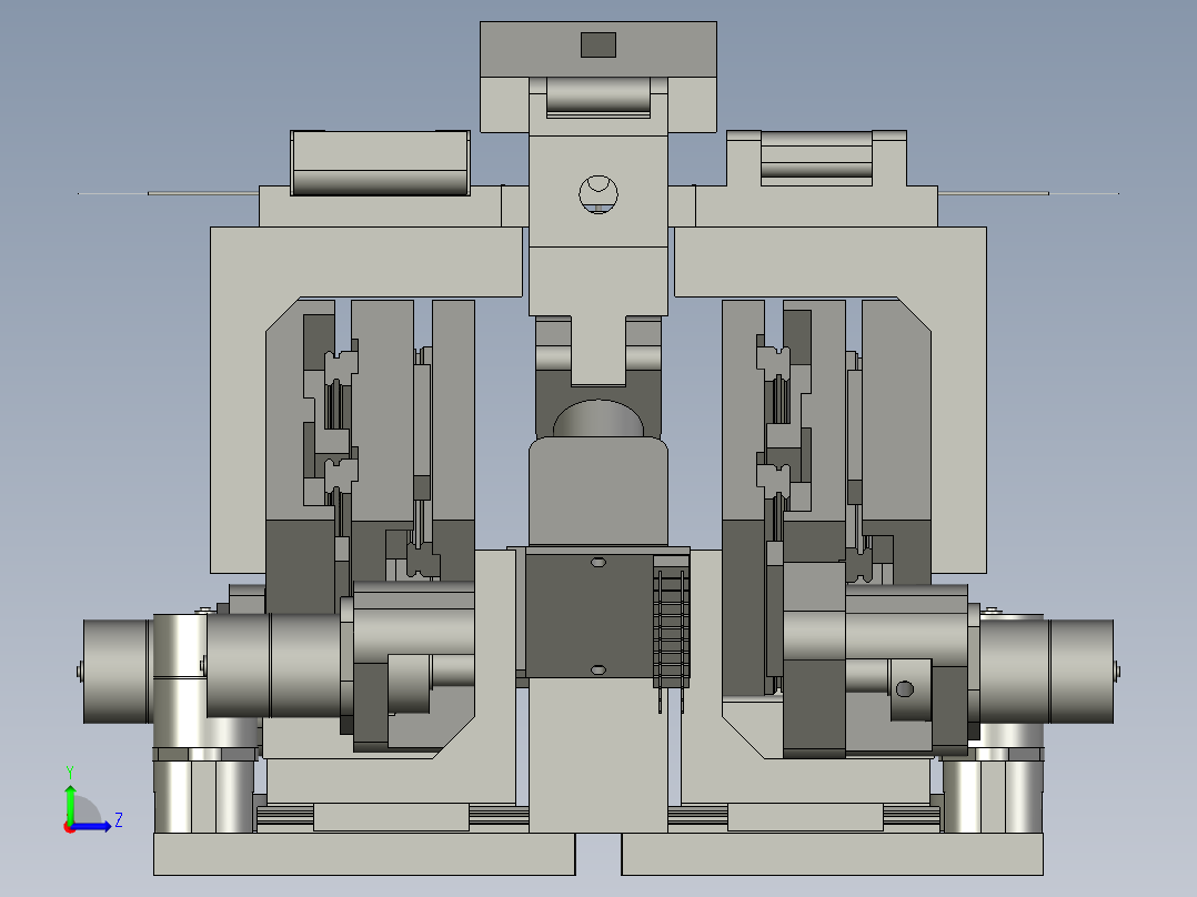 T型-三相电极光纤熔接机左视图