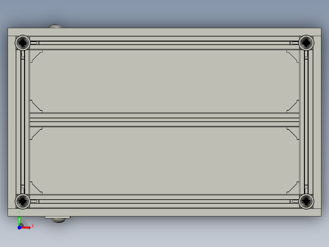 方便使用的铝合金轮毂打磨台前视图