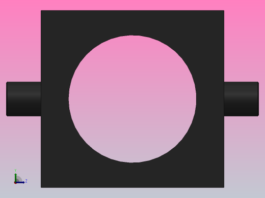 TC中间铰轴[100]气缸附件左视缩略图